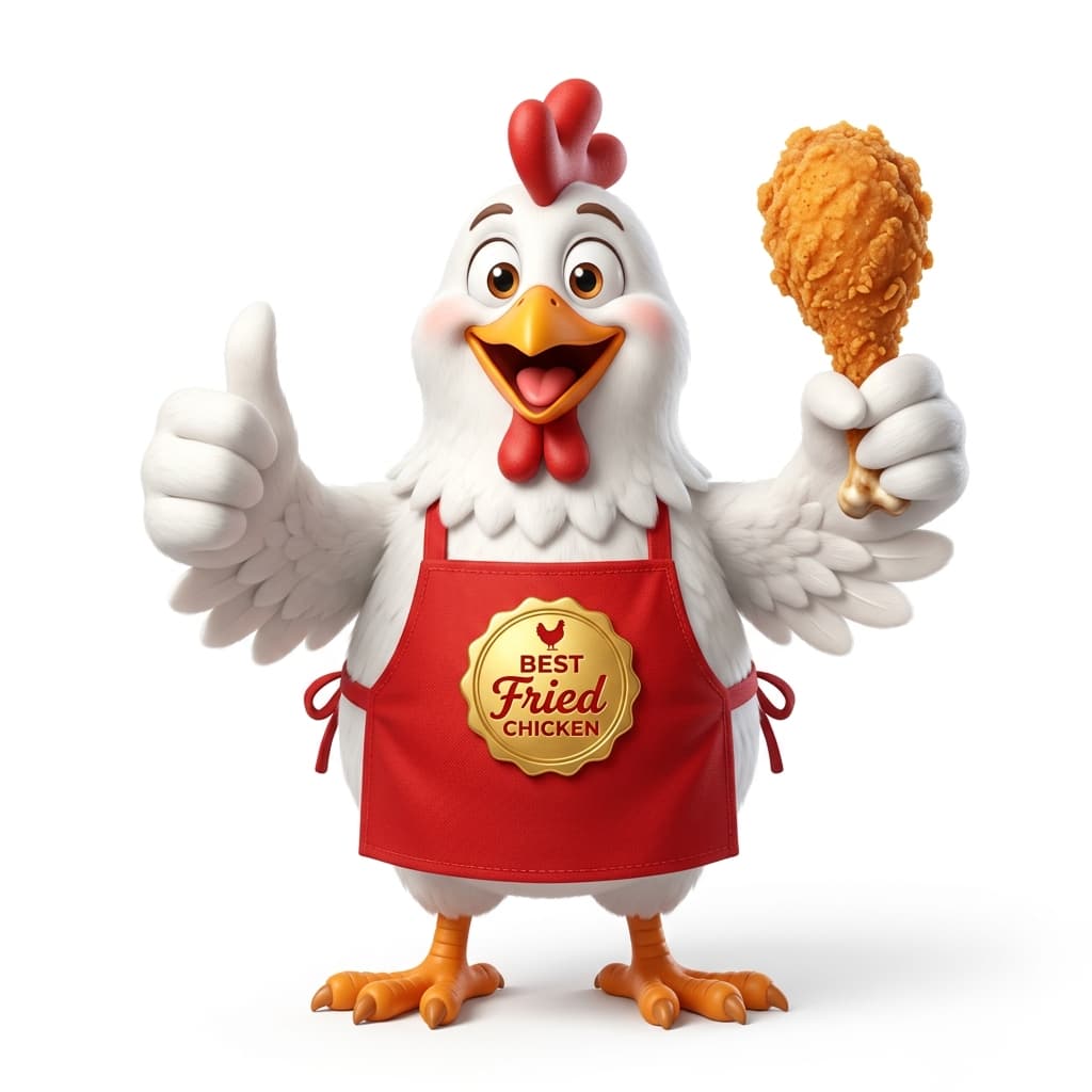 Maskot Ayam Sukaku Fried Chicken